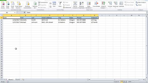 Using Forms In Excel Youtube