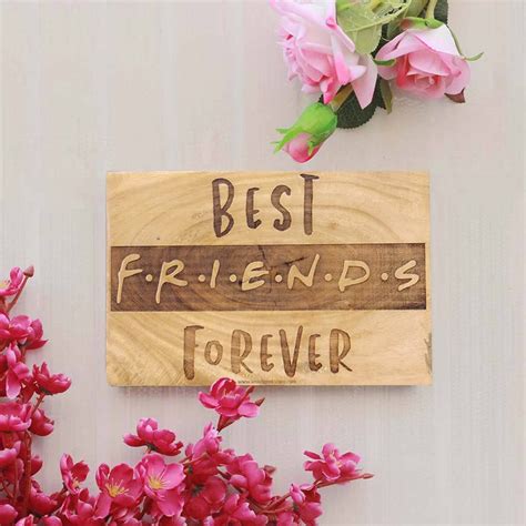 Best Friends Forever Wooden Sign Bff Ts Ts For Friends