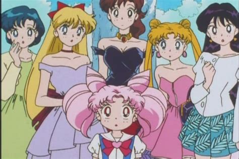 Ami Minako Makoto Chibiusa Usagi And Rei Sailor Moon Photo