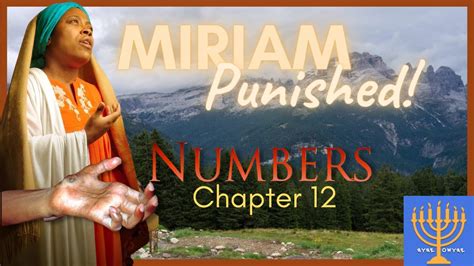 Numbers Chapter 12 Miriam Punished Assembly Of Yahuah