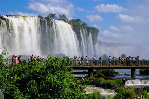 The Walkway At Iguazu Falls Iguazu Falls Walkway Natural Landmarks