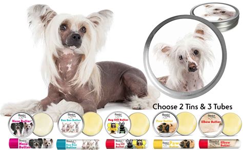 Chinese Crested Care Combo For Dry Noses Rough Paws Itchy Skin