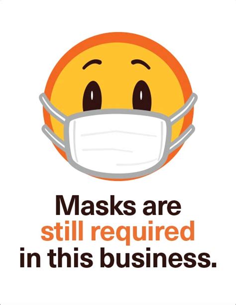 Digital Prints Printable Mask Required Sign Poster Art And Collectibles