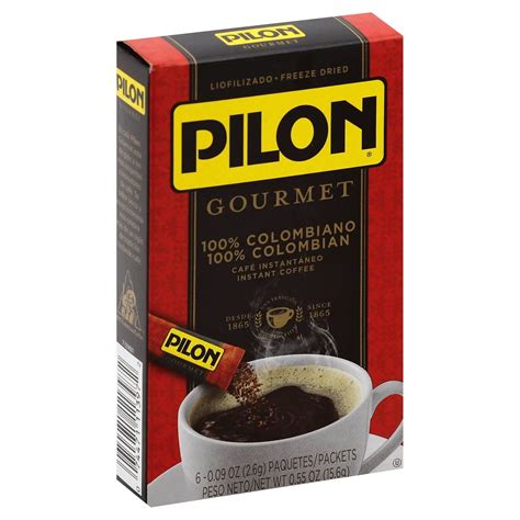 Café Pilon Gourmet Instant Coffee Single Serve Packets 6 Count