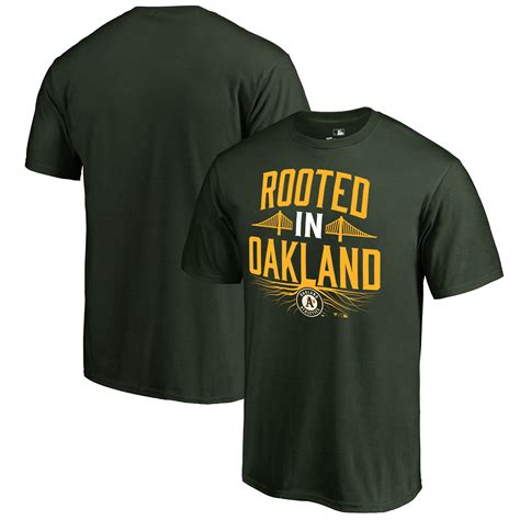 Oakland Athletics Fanatics Branded Hometown Collection Rooted T Shirt