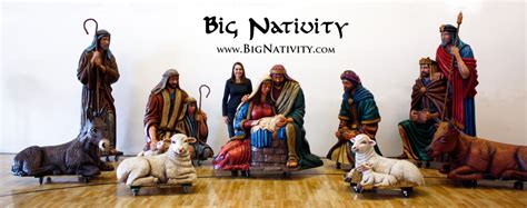 Outdoor Nativity Set With Giant Nativity Scene