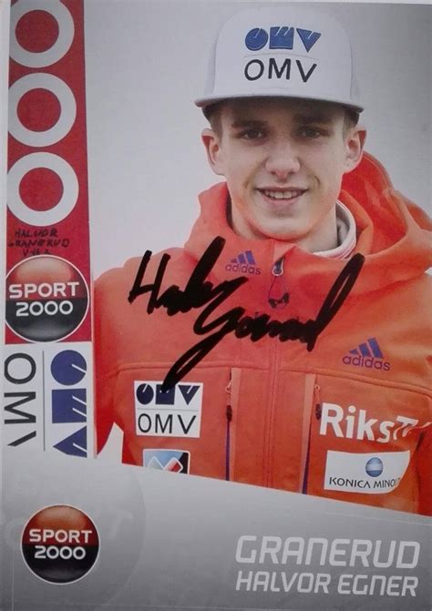 Including news, articles, pictures, and videos. Autografy Maryni: Halvor Egner Granerud