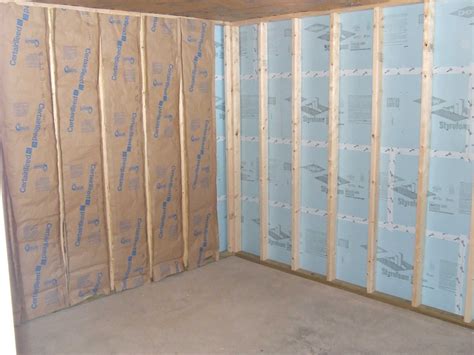 Basement Insulation Fiberglass And Foam Board Home Construction