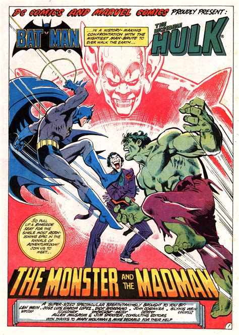 Dc Special Series 27 1981 Batman Vs The Incredible Hulk Cuarto