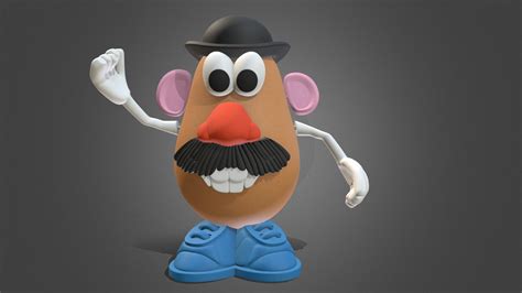Mr Potato Head 3d Model By Vinnyhaw 46a3b6e Sketchfab