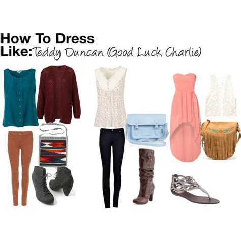 How To Dress Like Teddy Duncan Good Luck Charlie By Guardingangels