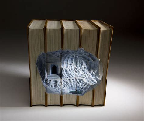 Hard Bound Books Are Sandblasted Into Stunning Works Of Book Art