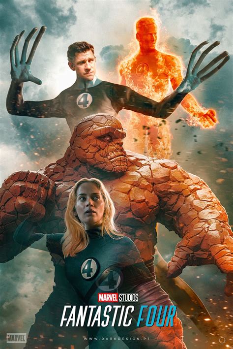 Mcu Fantastic Four Poster By Nuno Sarnadas Rmarvelstudios