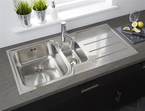 Astracast Plateau 15 Bowl Polished Stainless Steel Flush Inset Sink
