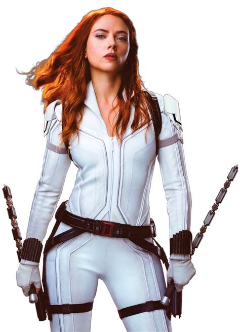 Black Widow 2020 White Suit Ver 2 Png By Gojinerd1999 On