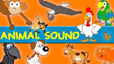 Animals Sounds Sounds Of The Animals Song Learn Animal And Sounds