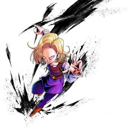 Android 18 Render 24 Dragon Ball Legends By Maxiuchiha22 On Deviantart