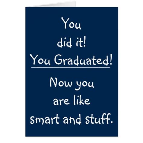 Fun Graduate Congratulations Funny Graduation Card Zazzle