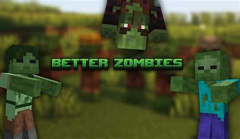 Better Zombies Texture Pack For Minecraft 119 And 118