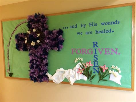 Lent And Easter Bulletin Board Inspiration