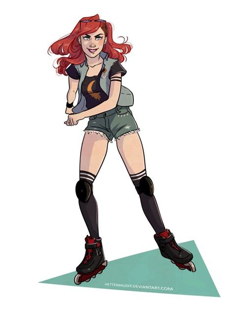 Pretty derby has been drawing buzz for p.a. Roller Skates by HetteMaudit.deviantart.com on @DeviantArt ...