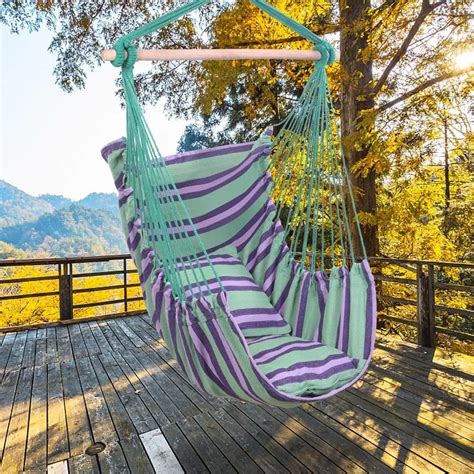 Premium Hanging Hammock Indoor Outdoor Ceiling Swing Chair Raglis