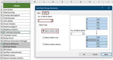 How To Select Random Names From A List In Excel