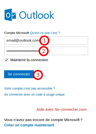 Se Connecter à Outlook Messagerie Hotmail