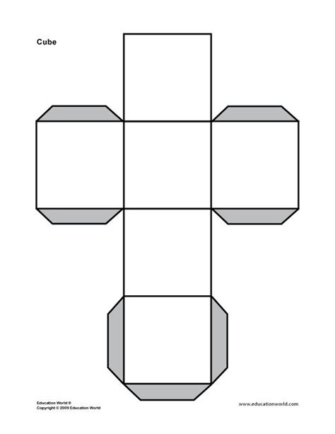 Education World Teacher Tools Templates Venn Diagram Cube Template