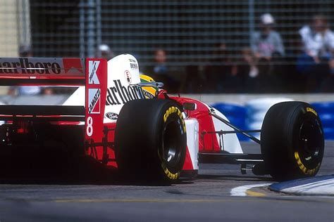 F1 Legende Ayrton Senna Pakt Zijn Laatste Zege In Australië 1993