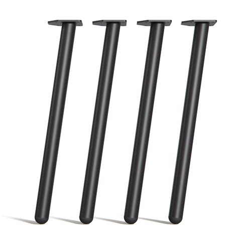 Single Pin Round Section Legs Round Steel Table Legs