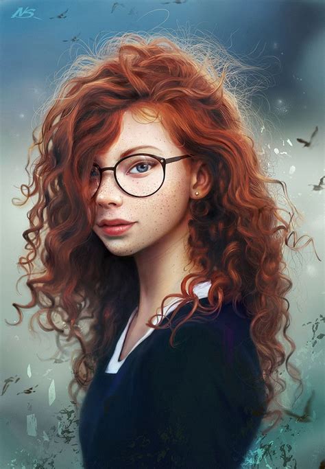 Red Hair Wizard Noveland Sayson Beautiful Female Freckle Face