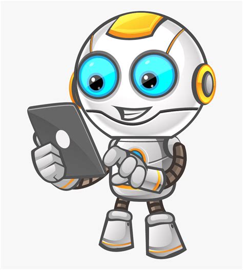 Robot Mascot Free Transparent Clipart Clipartkey