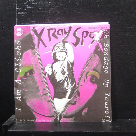 x ray spex x ray spex oh bondage up yours 7 vinyl 45 record music