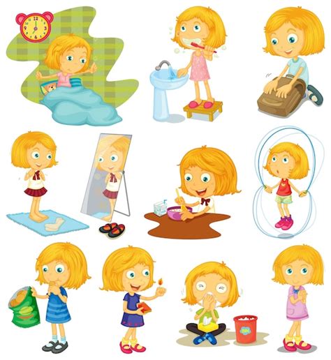 Daily Girls Vectors And Illustrations For Free Download Freepik