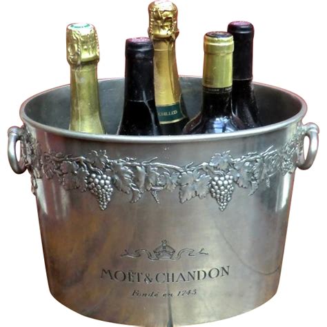 Extra Large Champagne Ice Bucket For 5 Bottles Relic Antiques Of London Ruby Lane