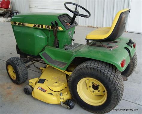 John Deere 317 Garden Tractor Tiller John Deere Tillers John Deere