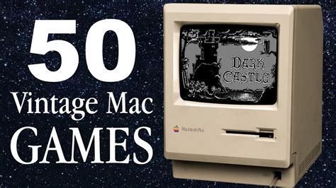 50 Vintage Mac Games In 15 Minutes Black And White 68k Macintosh Games