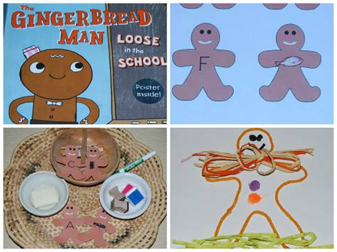 Preschool Activities For The Gingerbread Man Loose In The