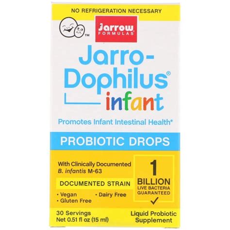 Jarrow Formulas Jarro Dophilus Infant Probiotic Drops Fl Oz Ml By IHerb
