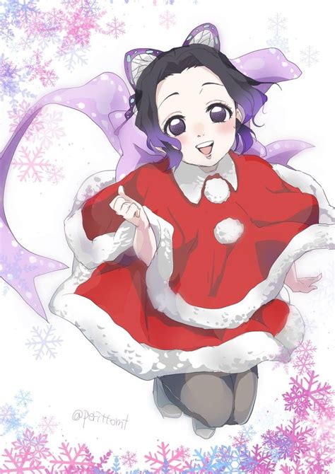 Kimetsu No Yaiba Navidad Dibujos Animados Bonitos Fondo De Anime