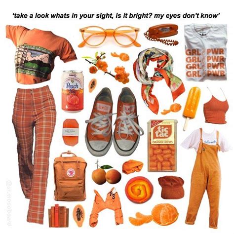 Orange Week😊😉🍊🧡 Cool Outfits Aesthetic Clothes Aesthetic Fashion