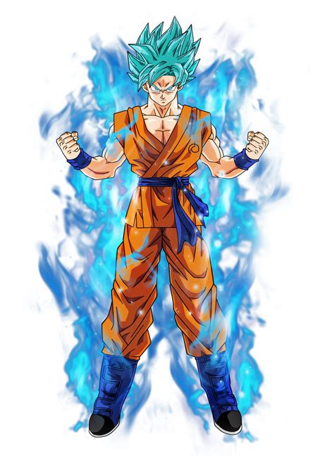 Son family, saiyan, super saiyan, male, sparking, ranged type, red, frieza saga (z), goku. Goku super saiyan blue by BardockSonic on DeviantArt