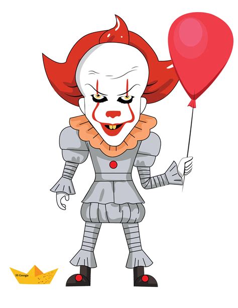 Pennywise Png It Payaso It Tumbler Penimor Imagen Digital Etsy