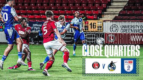 Last Minute Winner Close Quarters Charlton 1 2 Rovers Youtube