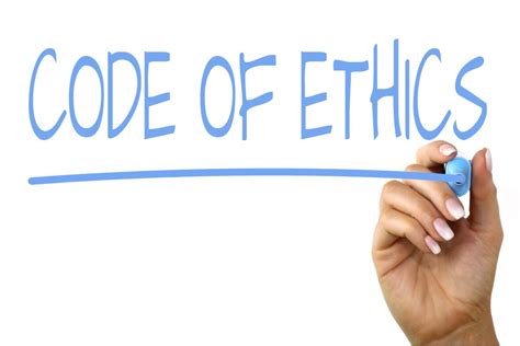 Code Of Ethics Free Of Charge Creative Commons Handwriting Image