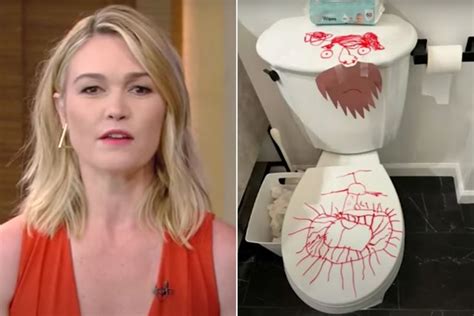 Julia Stiles Son 4 Defaced A Toilet See The Very Expressive Photo
