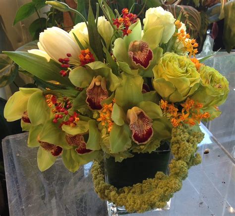 Unforgettable Elegance Cymbidium Orchid Fashion Bouquet In Brooklyn Ny The Avenue J Florist