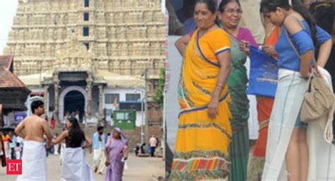 Retain Dress Code At Padmanabhaswamy Temple Kerala Hc The Economic Times Video Et Tv