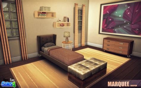 Onyx Sims Marquee Bedroom Set • Sims 4 Downloads